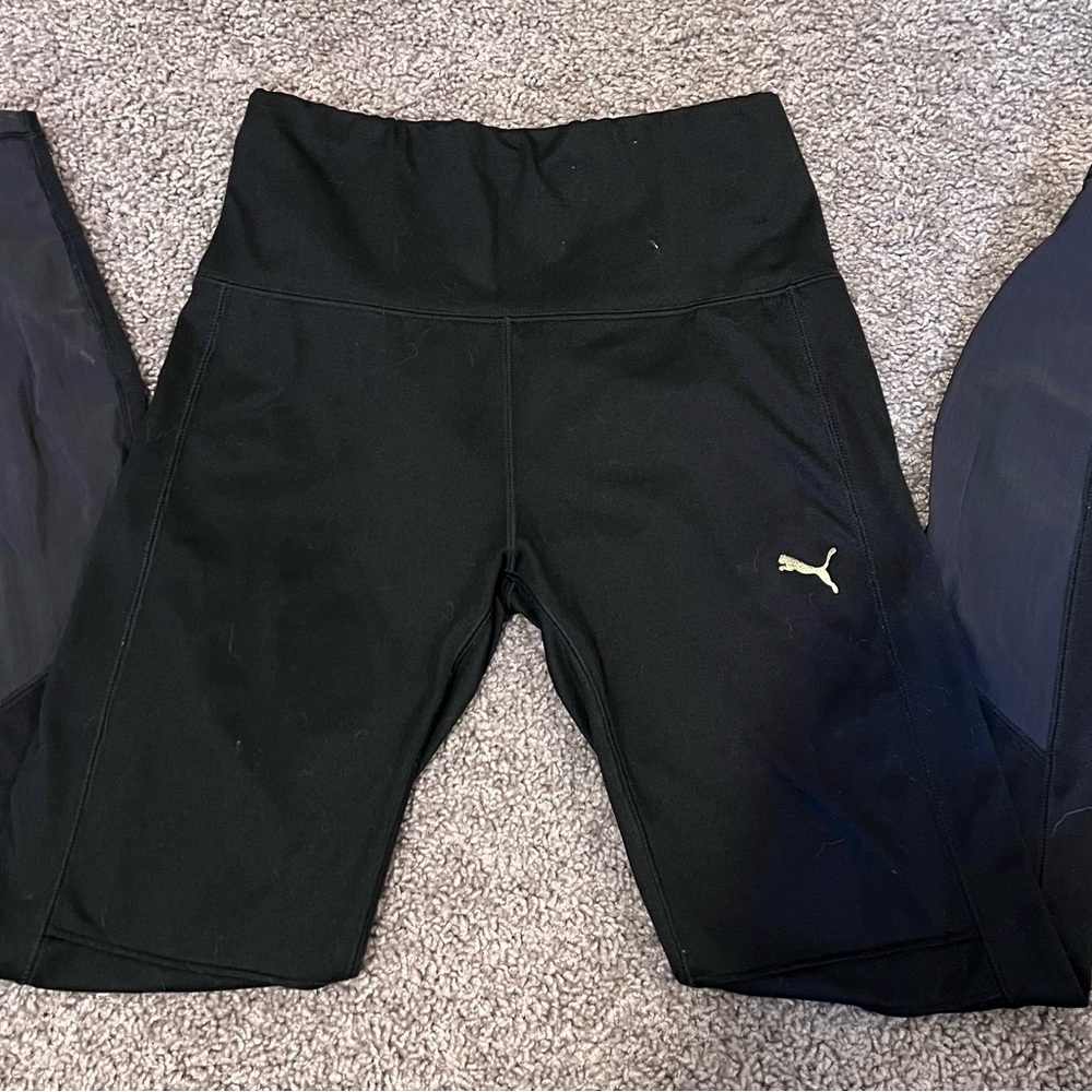 Puma Women Black Leggings